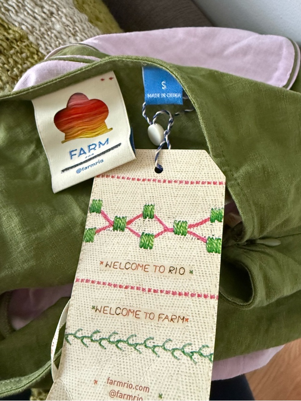 Farm Rio x Anthropologie One-Shoulder Mini Dress - Picture 6 of 6